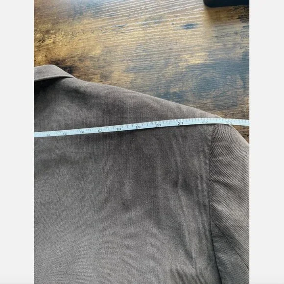 Calvin Klein Brown Corduroy Two Button Blazer Sport Coat - 54R - Picture 6 of 15